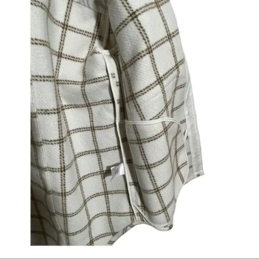 Treasure & Bond Plaid Button Down Carson Pane Boxy Women's Small Shirt J… - Picture 4 of 14